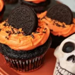 Halloween Oreo Cupcakes with Creamy Frosting