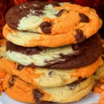 Harvest Marble Chocolate Chip Cookies: Sweet Fall Delight 5 Harvest Marble Chocolate Chip Cookies Freshly Baked Treat