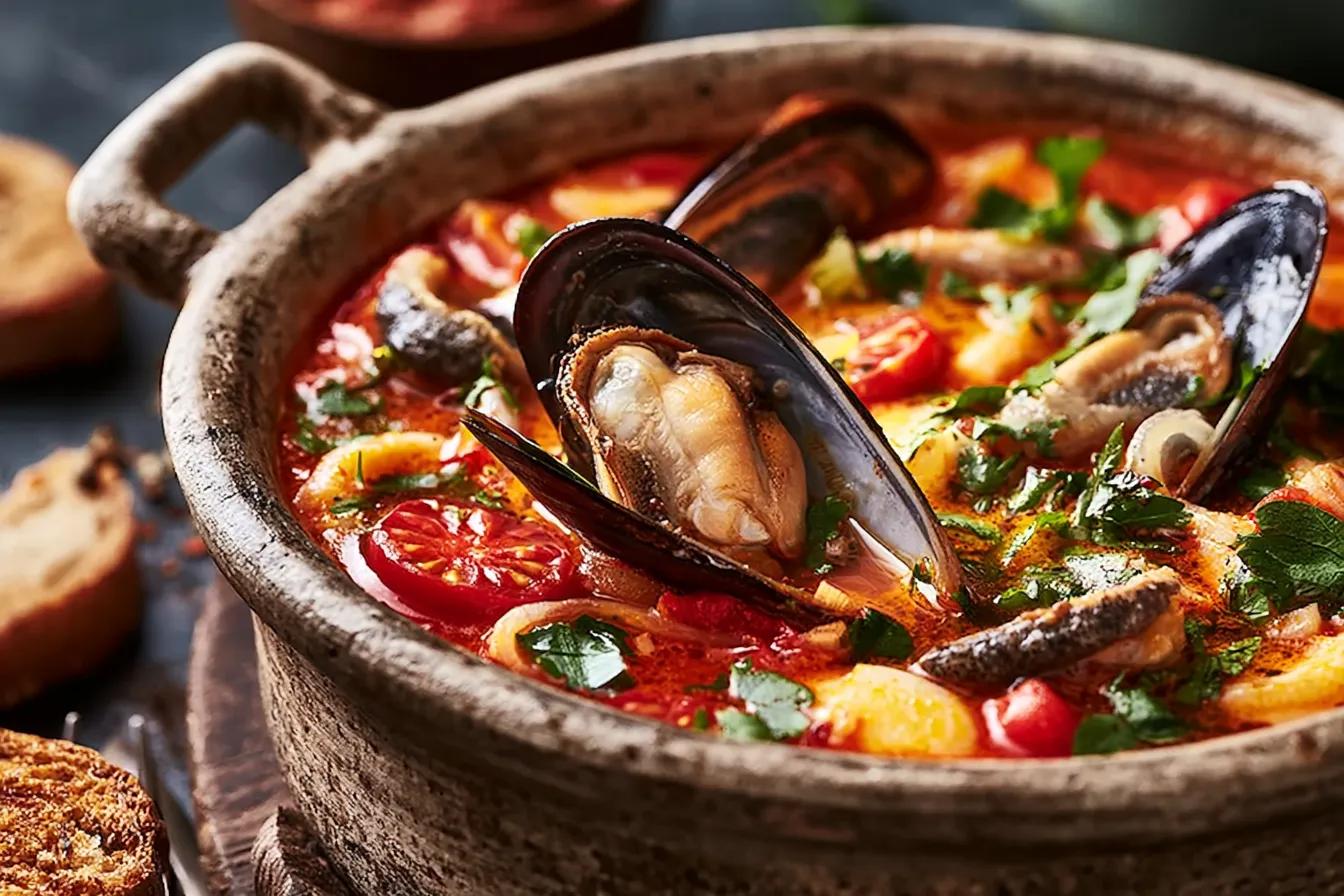 Healthy Mediterranean Fish Soup 