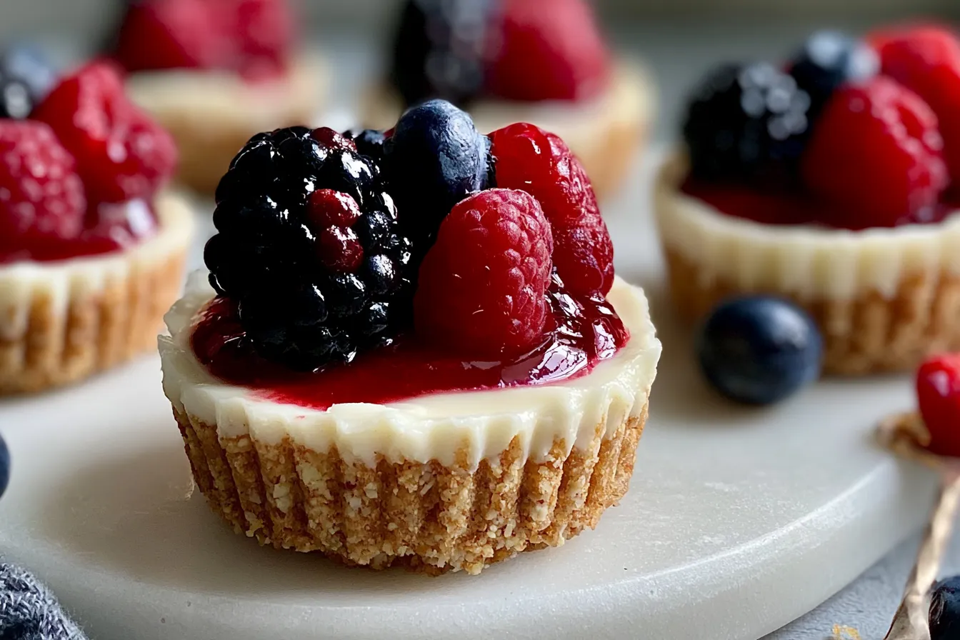 Healthy No Bake Cheesecake Bites Easy 4 Ingredients Low Cal 