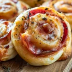 Homemade Pizza Rolls on a Serving Platter
