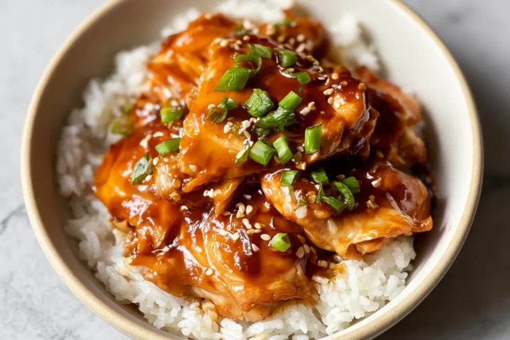 Mouthwatering Honey Garlic Slow Cooker Chicken Thighs