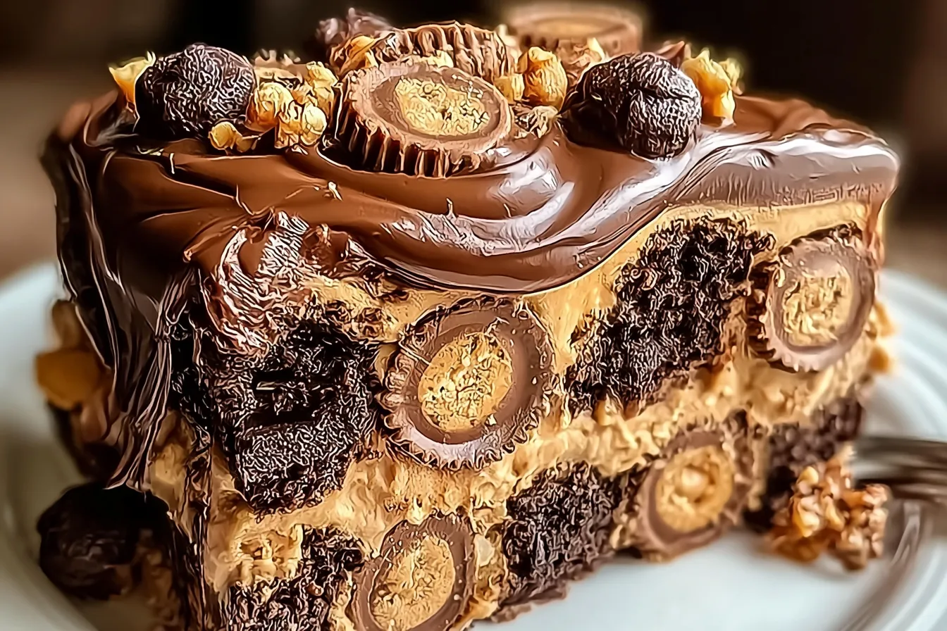Indulgent Reese’s Peanut Butter Earthquake Cake You’ll Love 4 Indulgent Reese’s Peanut Butter Earthquake Cake You’ll Love