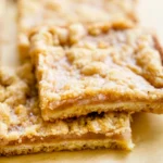 Delicious Pear Crumble Bars Freshly Baked