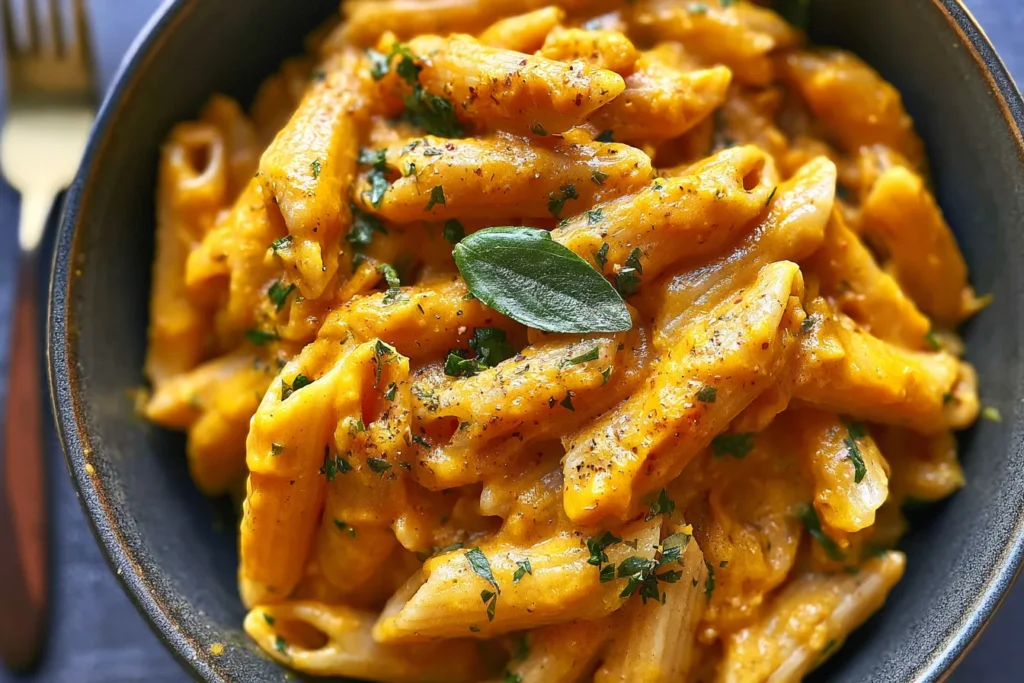 Delicious Instant Pot Pumpkin Pasta Ready to Serve