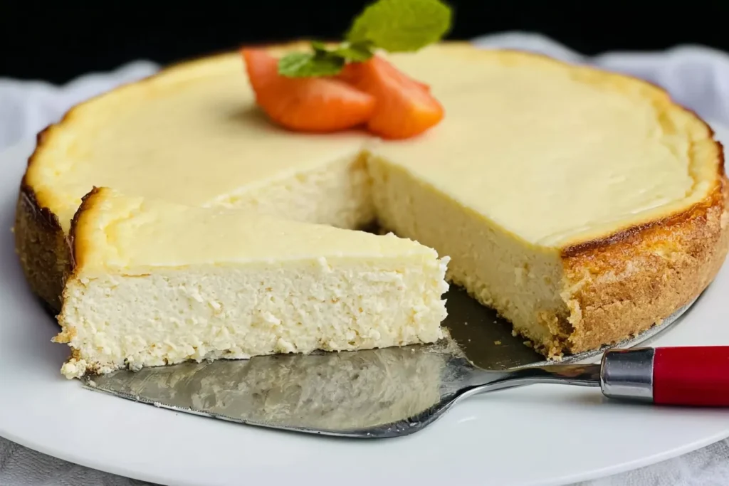 Delicious Low-Carb Cheesecake Slice