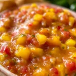 Vibrant Mango Habanero Salsa in a Bowl