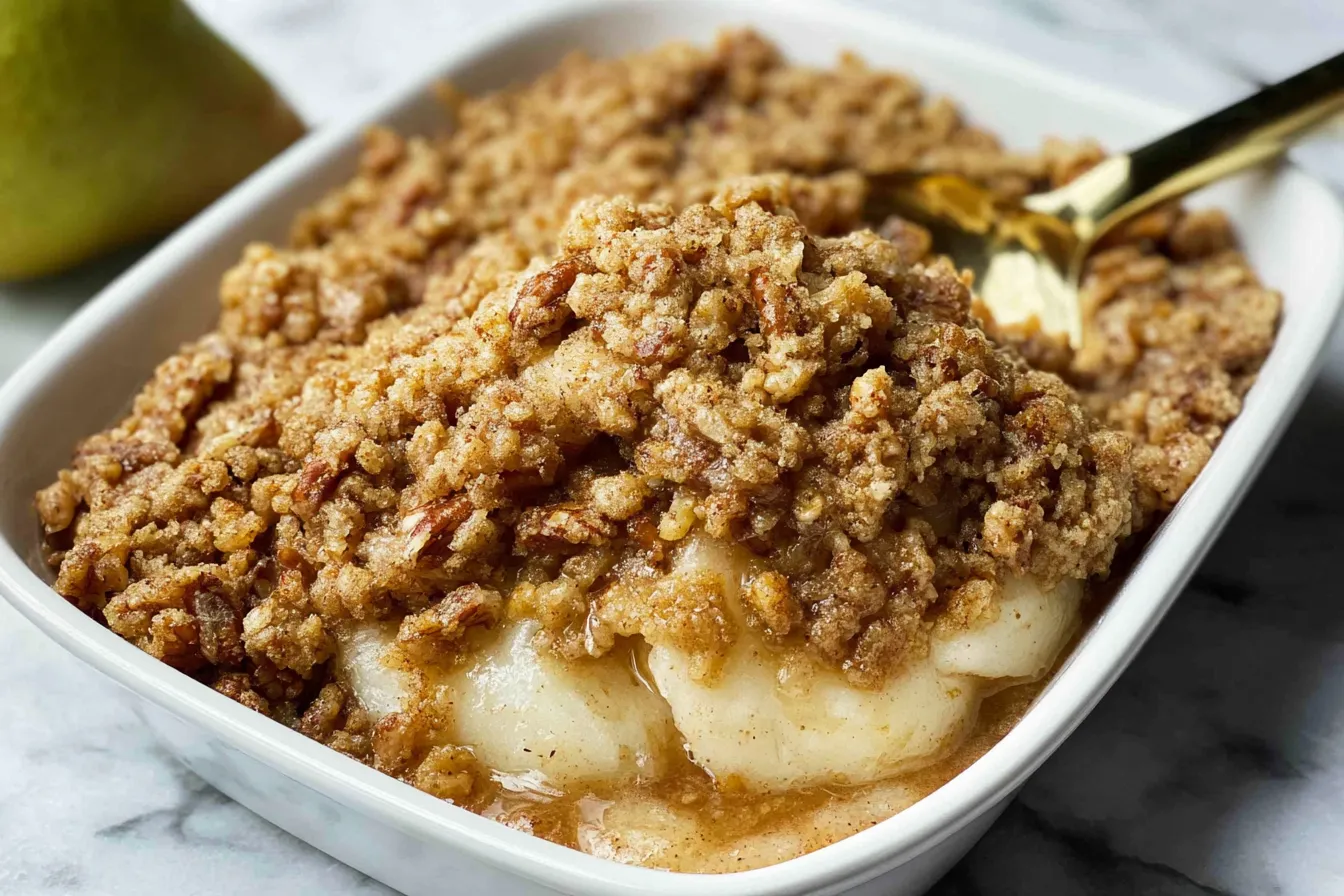 Maple Pecan Pear Crisp: A Delicious Fall Dessert Delight 4 Maple Pecan Pear Crisp