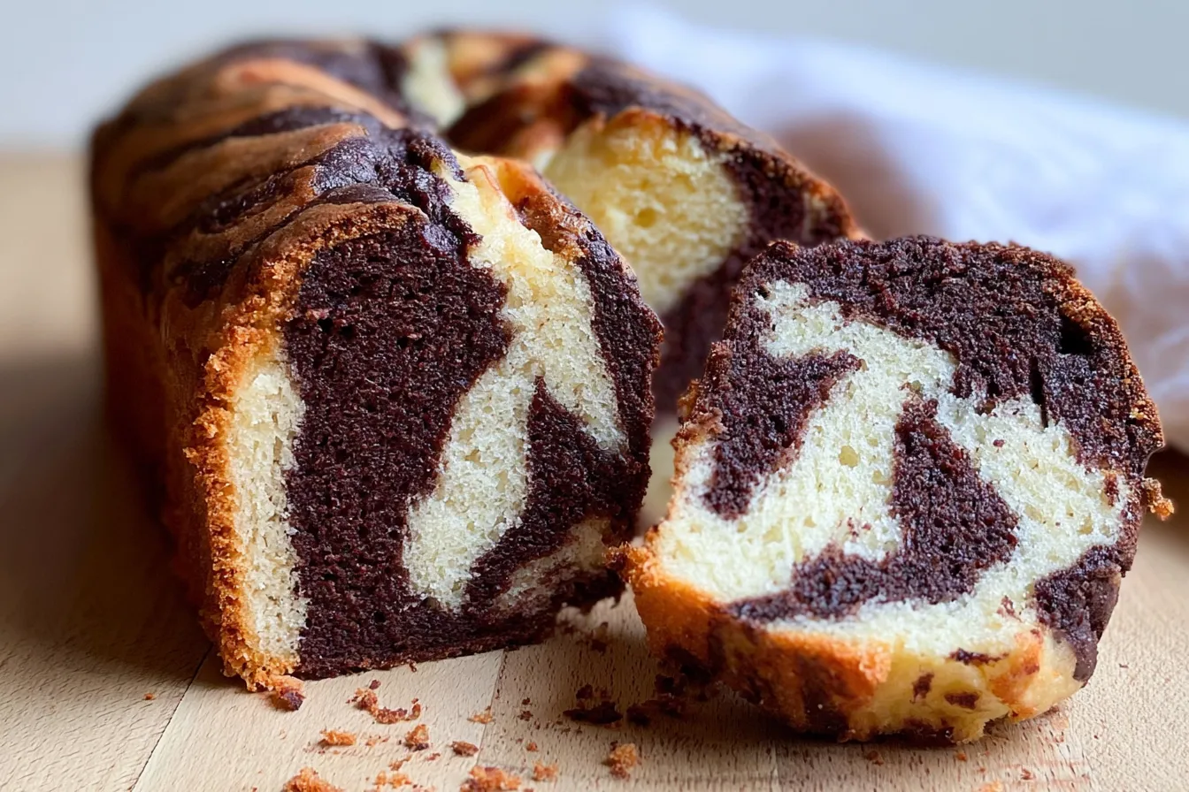 Marble Cake Recipe (Classic German Marmorkuchen) 