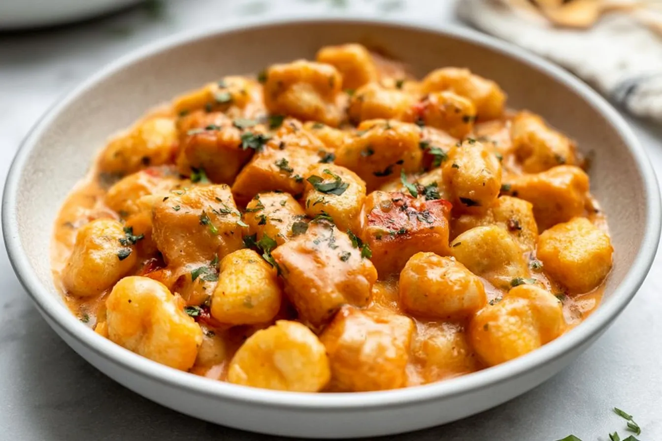 Marry Me Crispy Tofu with Gnocchi – Vegan & Dairy Free! 4 Marry Me Crispy Tofu with Gnocchi – Vegan & Dairy Free!