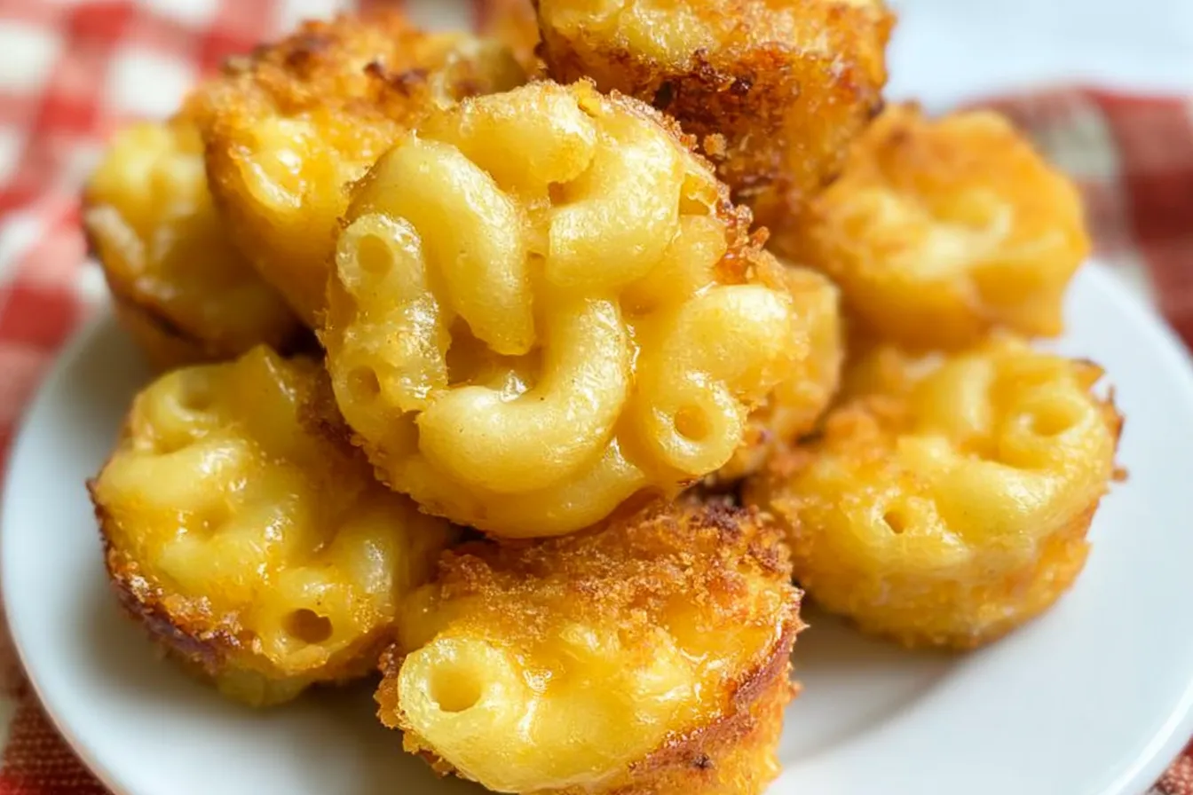 Mini Macaroni and Cheese Bites: Irresistibly Delicious! 4 Mini Macaroni and Cheese Bites
