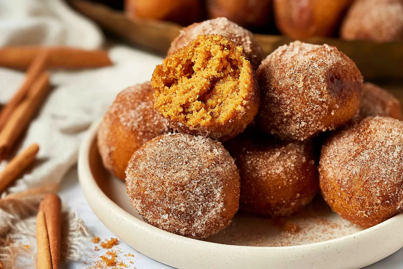Mini Pumpkin Donut Muffins 