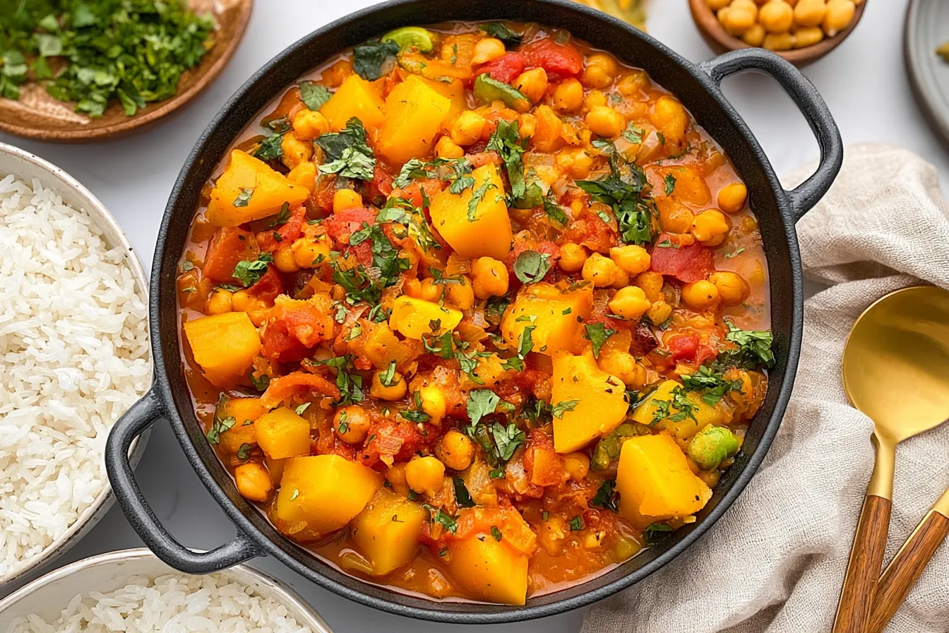 MOROCCAN PUMPKIN & CHICKPEA STEW