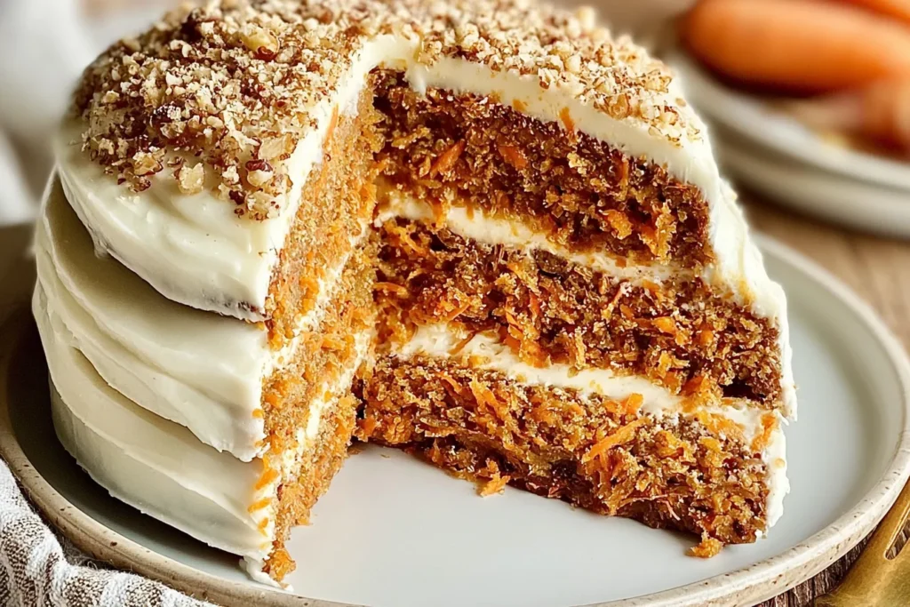 Irresistible No Sugar No Flour Carrot Cake Slice
