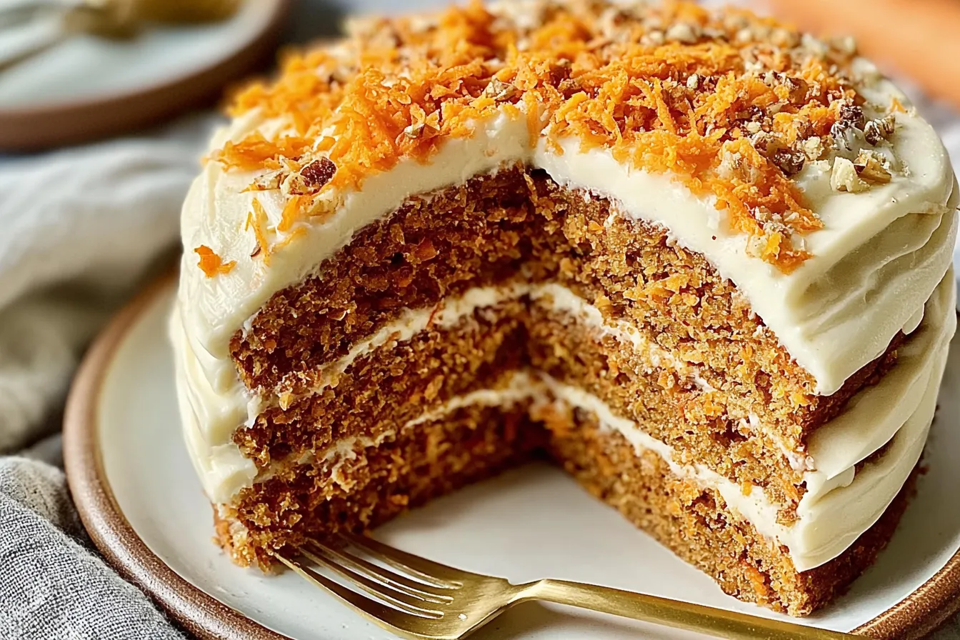 No Sugar No Flour Carrot Cake 