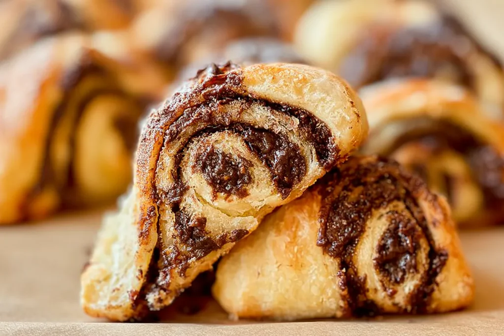 Nutella Crescent Rolls Freshly Baked