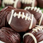 Oreo Football Truffles on a Game Day Platter