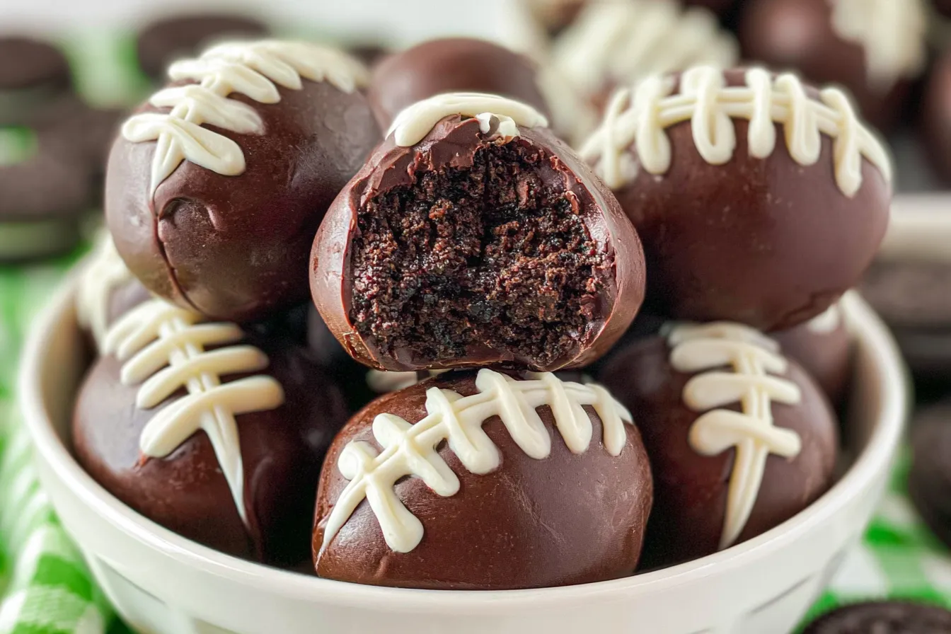 Oreo Football Truffles 