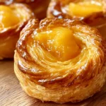 Peach Pie Cruffins: Flaky Sweet Pastry Delight in Every Bite 5 Peach Pie Cruffins Freshly Baked