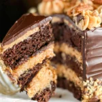 Peanut Butter Chocolate Layer Cake: Pure Indulgence Awaits 5 Peanut Butter Chocolate Layer Cake Slice