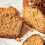 Pear Bread Recipe: A Delightful Treat to Savor Today 5 Freshly Baked Pear Bread Slices on a Wooden Board