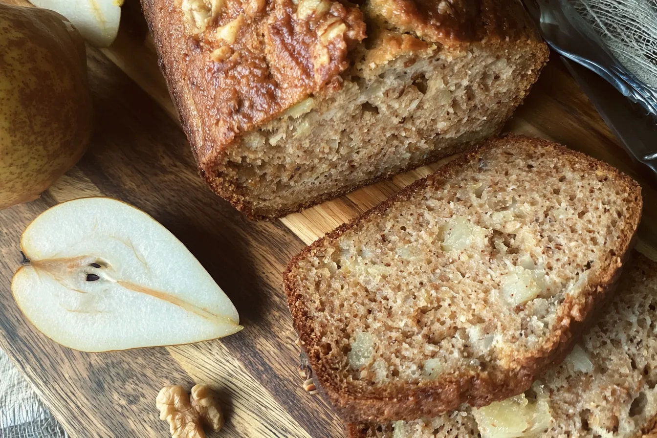 Pear Bread Recipe with Fresh Asian Pears (& Printable Recipe Cards) 