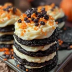 Perfect Black Velvet Cream Cheese Frosted Halloween Sugar Cookies 5 Black Velvet Cream Cheese Frosted Halloween Sugar Cookies