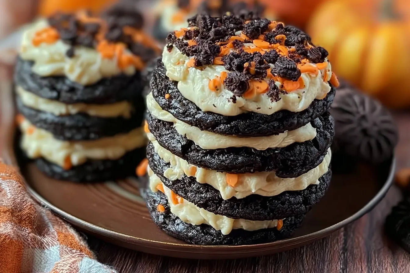 Perfect Black Velvet Cream Cheese Frosted Halloween Sugar Cookies Recipe to Wow Your Party Guests 