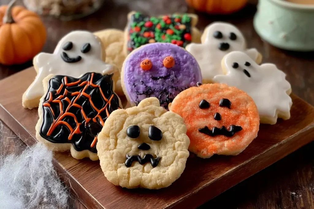 Perfect Halloween Sugar Cookies with Easy Royal Icing Recipe 3 Spooky Halloween Sugar Cookies with Royal Icing Decoration