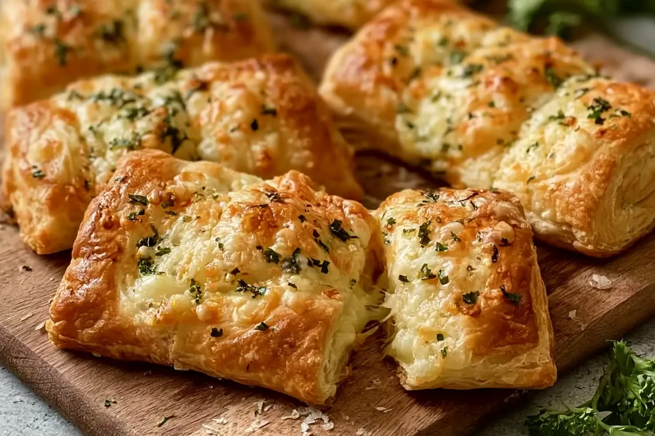Puff Pastry Garlic Bread 