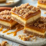 Pumpkin Caramel Cheesecake Bars with a Streusel Topping Recipe 5 Delicious Pumpkin Caramel Cheesecake Bars with Streusel Topping