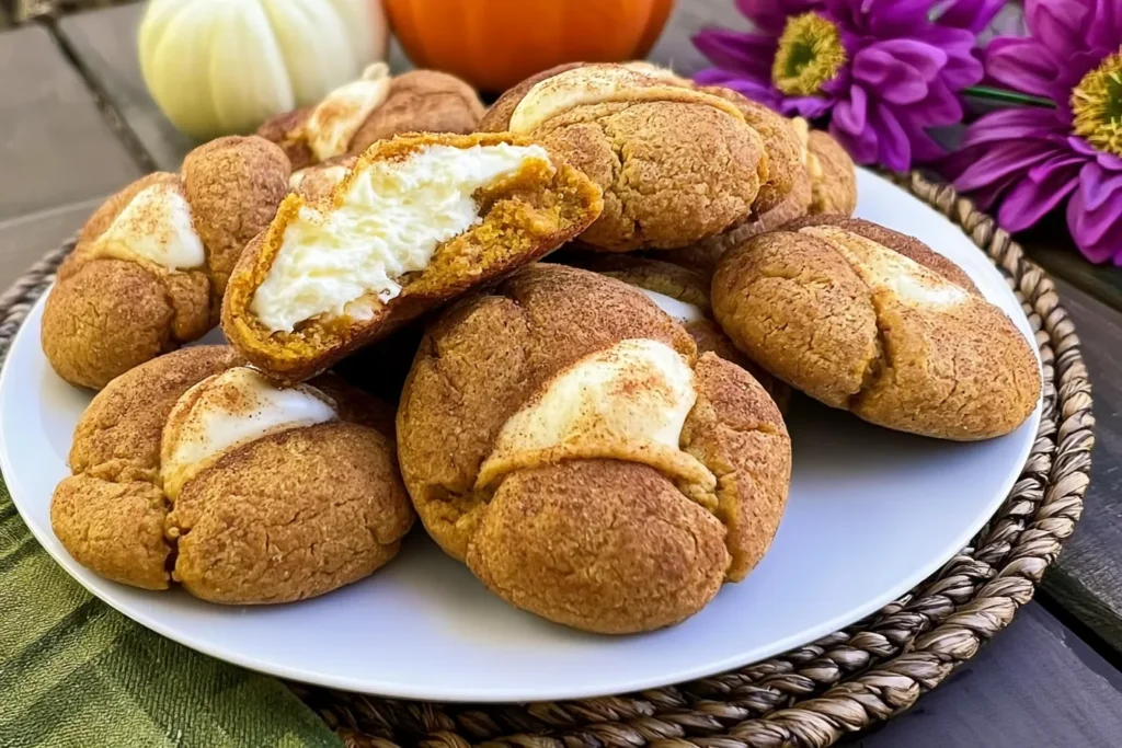 Decadent Pumpkin Cheesecake Cookies Freshly Baked