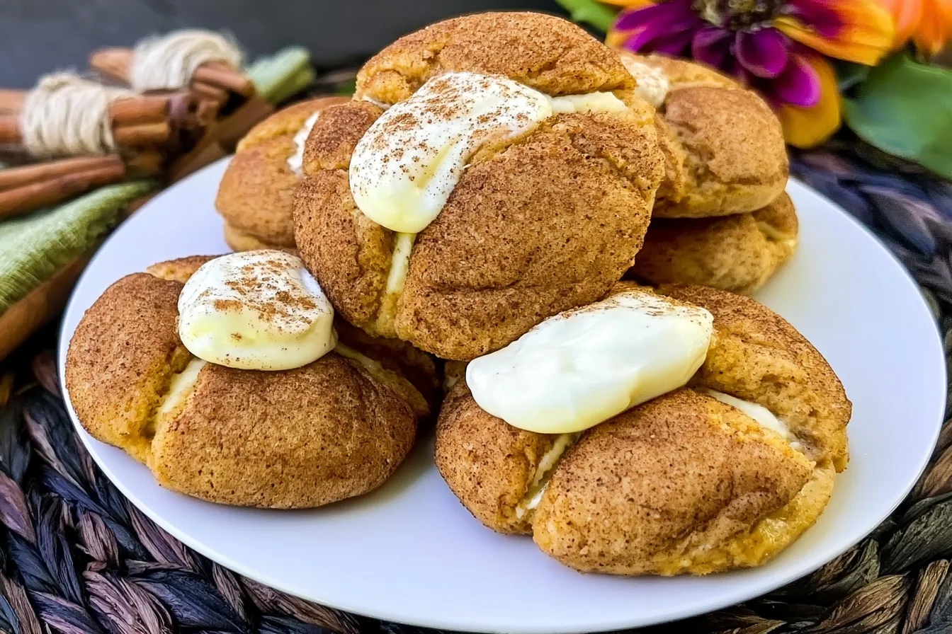 Pumpkin Cheesecake Cookies 