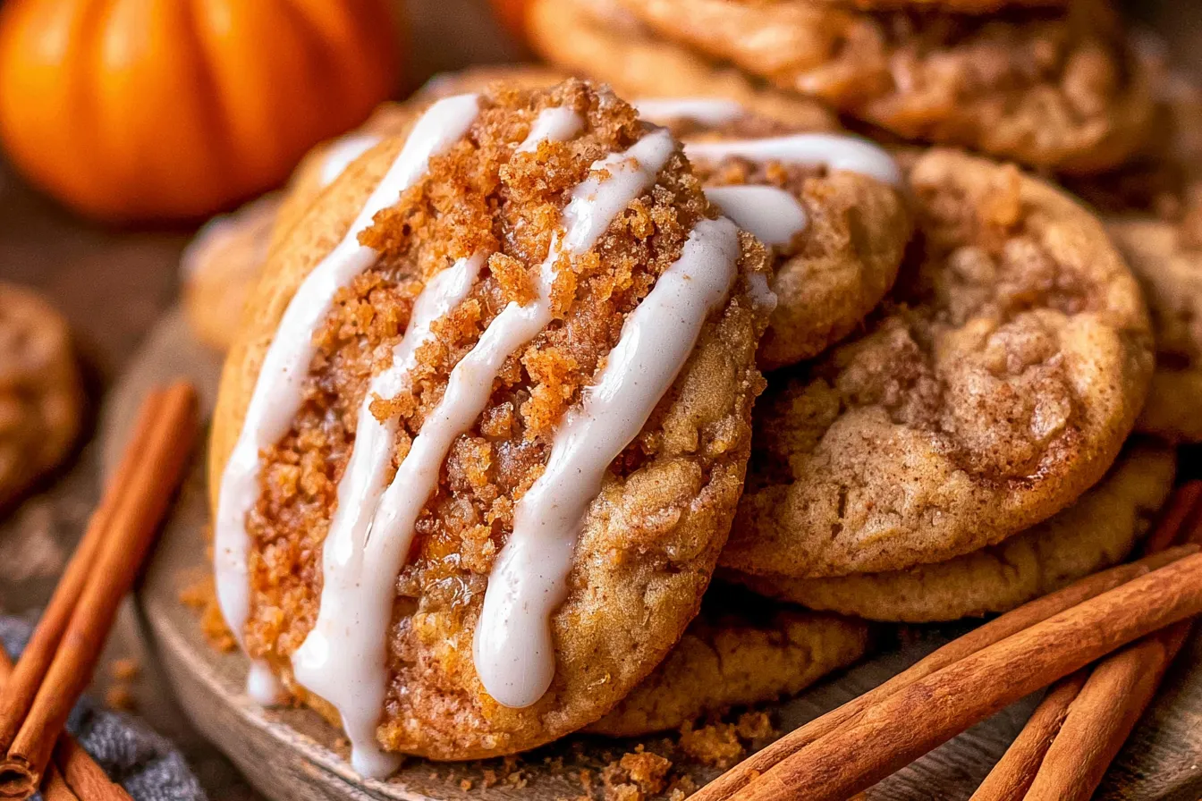 Pumpkin Coffee Cake Cookies 