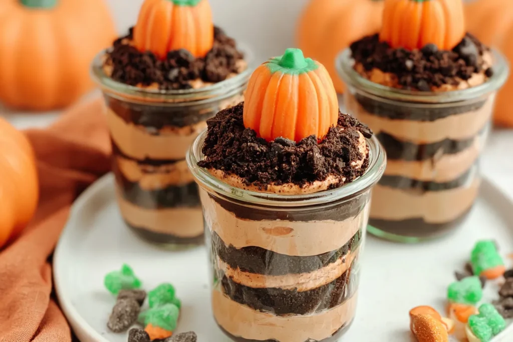 Pumpkin Dirt Cups: A Delightful Festive Treat! 3 Pumpkin Dirt Cups - Festive Fall Treats