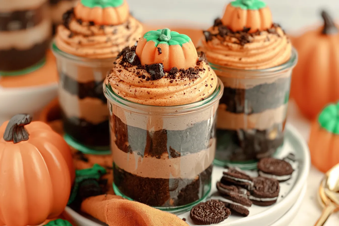 Pumpkin Dirt Cups: A Delightful Festive Treat! 4 Pumpkin Dirt Cups