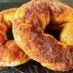 Pumpkin Spice Bagel Freshly Baked