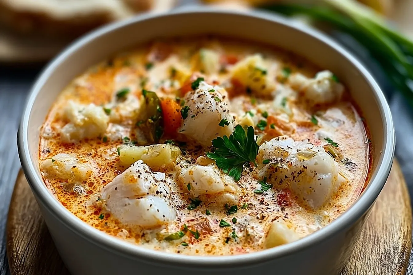 Rich and Creamy Fish Stew 