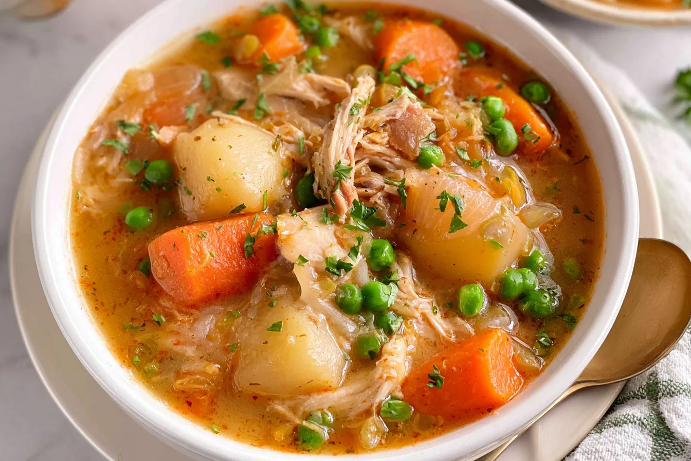 Slow Cooker Fall Chicken Stew Recipe 