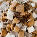 Delicious S’mores Muddy Buddies in a Bowl