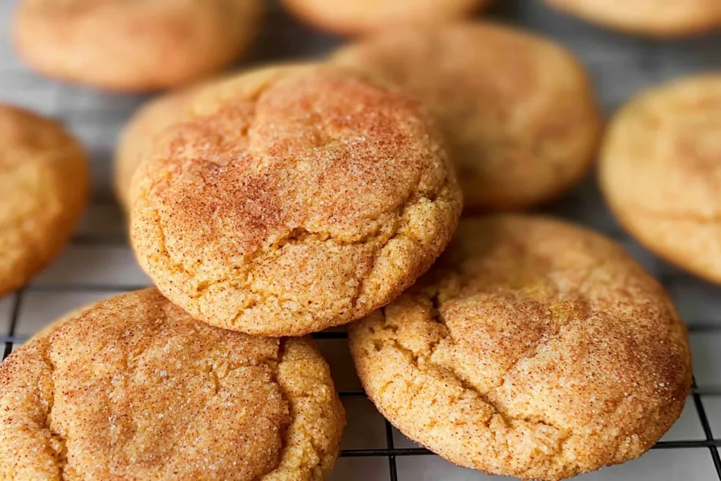 Soft Pumpkin Snickerdoodles Freshly Baked