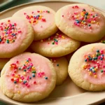 Delicious Soft Sugar Cookies on a Plate