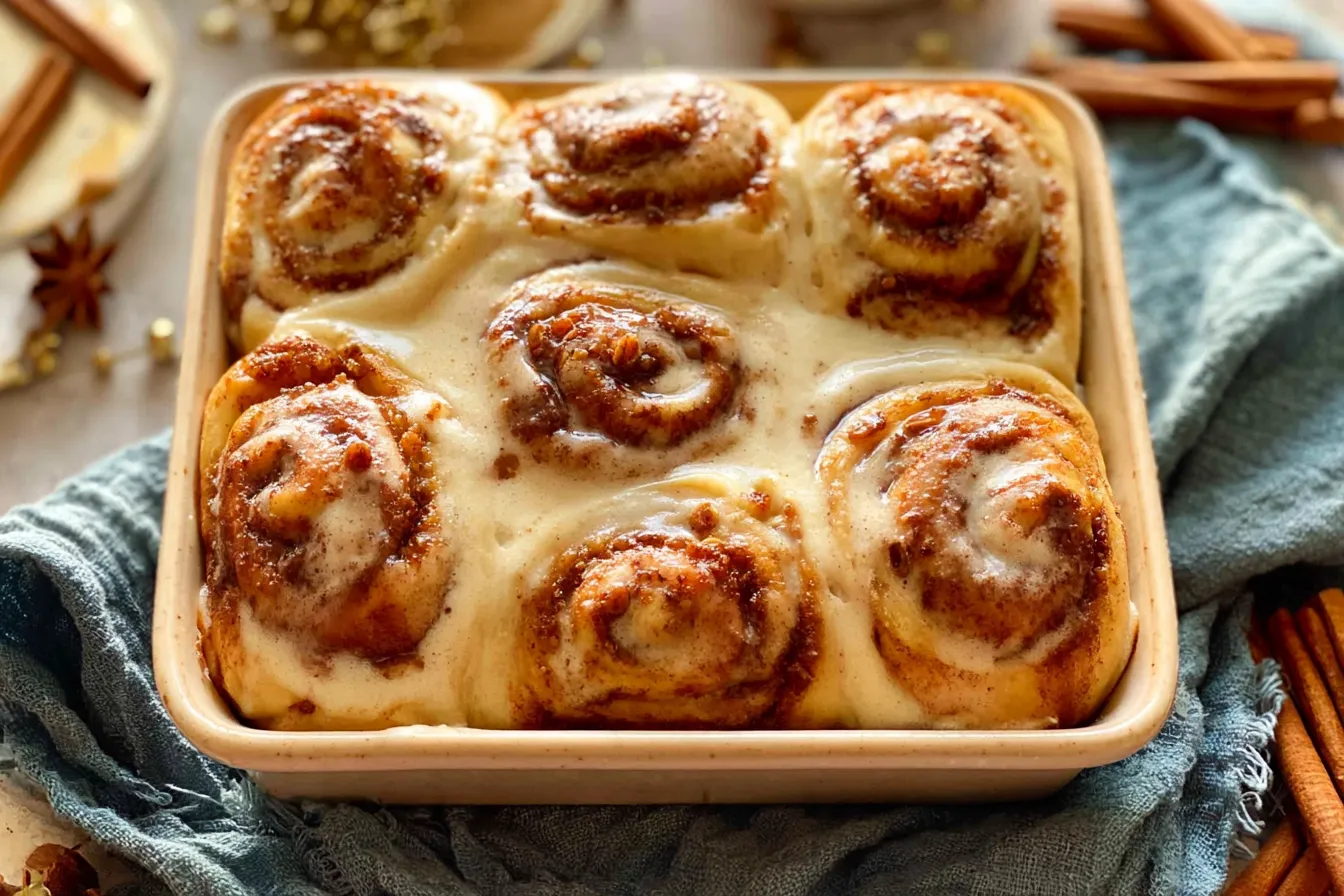 Sourdough Cinnamon Rolls (Easy Overnight) 
