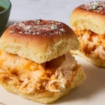 Delicious Spicy Buffalo Chicken Sliders Ready to Serve