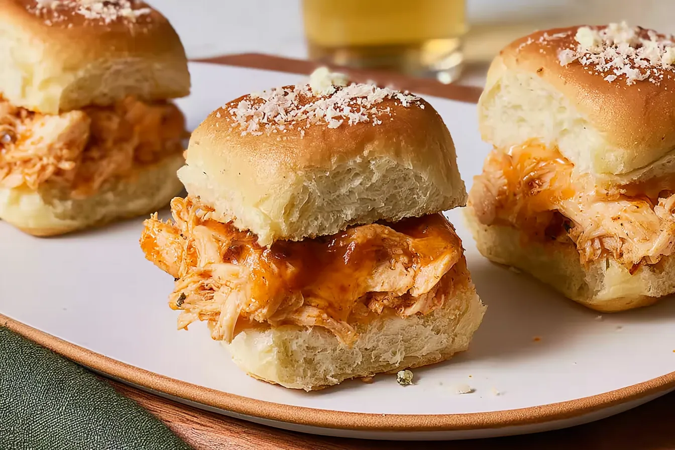 Spicy Buffalo Chicken Sliders 