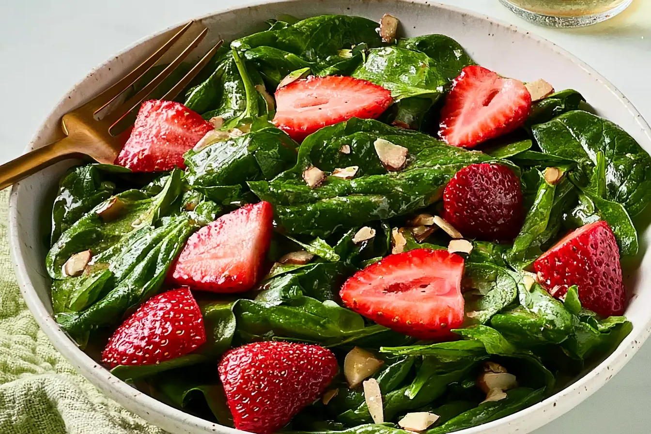 Strawberry Spinach Salad 