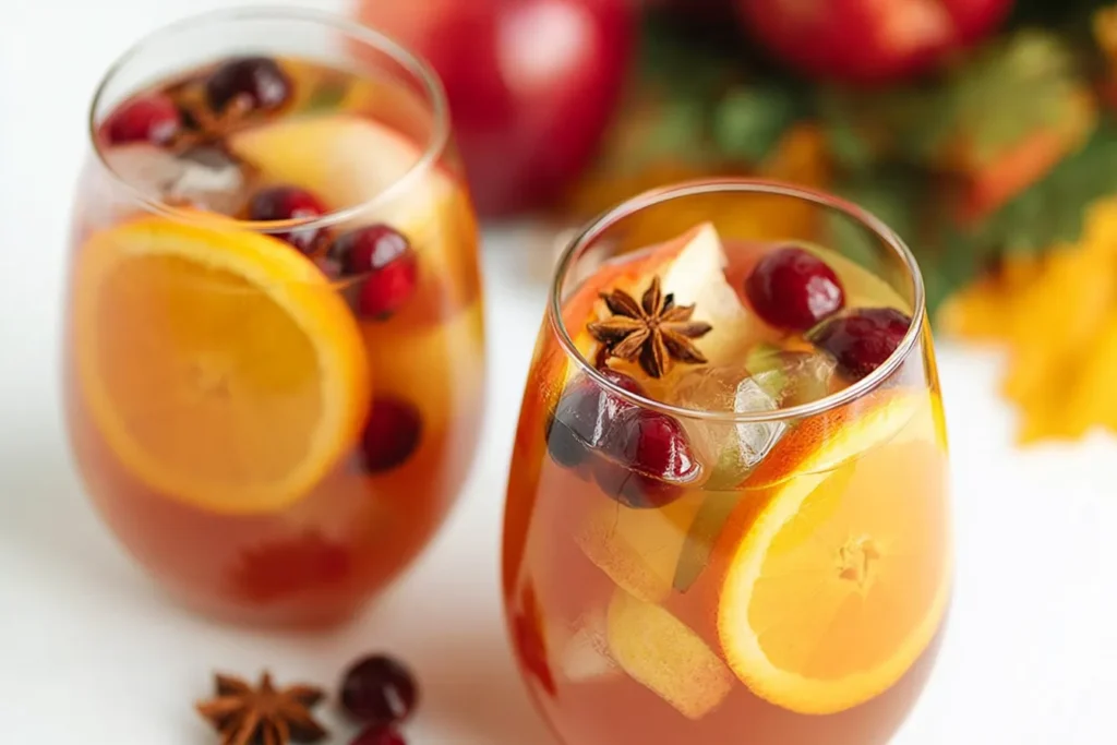 Festive Thanksgiving Punch (Mocktail Or Cocktail) Recipe