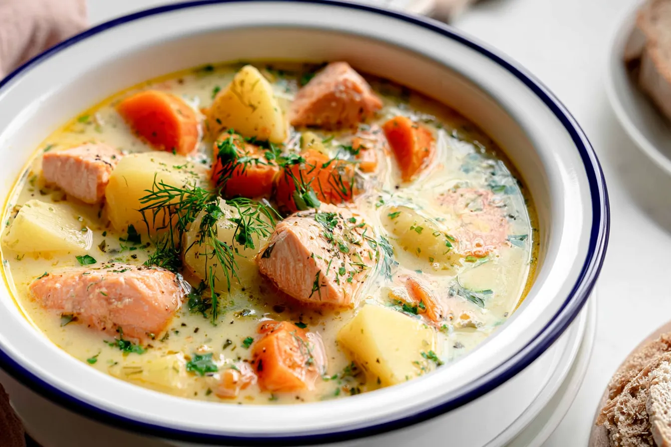 The most delicious Finnish Salmon Soup