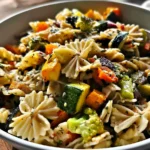 Vegan Fall Pasta Salad with Seasonal Veggies