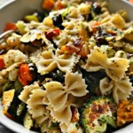 Vegan Fall Pasta Salad with Seasonal Vegetables